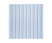 Home24Deko Tischdecke Hellblau/Blau gestreift (80x80cm - Hellblau/blau gestreift)