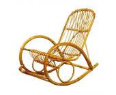 Home Design Schaukelstuhl Menton - Rattan Honig (ohne Polster)