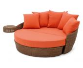 Gartenfreunde Landmann Rattan Sonneninsel Minois Rattan Sonneninsel inkl. Kissen -