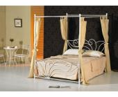 Kauf-Unique.de Himmelbett mit Lattenrost Imperatrice - 140x200
