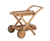 King's Garden Servierwagen Teak Line Agia - für den Garten - aus Teakholz