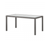 Eden Company Gartentisch Paradise Gismo - mit Glasplatte - in 160x90cm