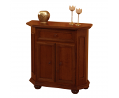 Elegance InLiving Kommode Turino - Teilmassiv - Nussbaum Antik gebeizt - Modell 1