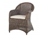 King's Garden Korbsessel Neo Antique - aus Polyrattan - mit Sitzkissen