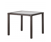 Eden Company Gartentisch Sumatra Sun - aus Polyrattan - in Braun