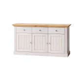 Montreux Sideboard Lyngby - Kiefer massiv - Weiß