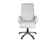 Amstyle Chefsessel Valencia - Kunstleder - Weiß