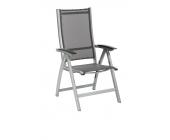 Kettler Avance Gartenstuhl klappbar 0100101-0000 Alu/Textilene silber/anthrazit