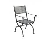 MBM Romeo Deluxe Gartenstuhl graphit Schmiedeeisen