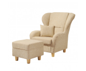 Fredriks Ohrensessel-Set Lana Farbe beige
