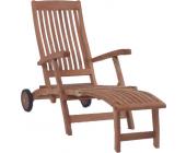 Zebra Bueno Deckchair mit abnehmbaren Fußteil Teakholz