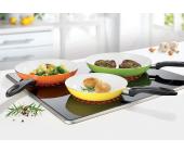 BRAT-MAXX Keramik-Pfannen-Set, BRAT-MAXX, Kochen & Braten mit Stil, aber (