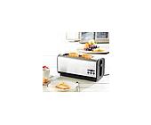 Rosenstein & Söhne Langschlitz-Toaster für 4 Toastscheiben, 1200 Watt