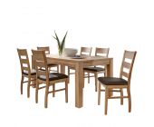 Niehoff Essgruppe Mas (7-teilig) - Kernbuche furniert