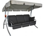 Angerer Premium Comfort Hollywoodschaukel titansilber / grau