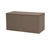 Siena Garden Kissenbox Cadiz Alu/Geflecht Sand