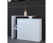 Kommode, Breite 97 cm, weiß, ohne Aufbauservice