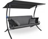Angerer Royal Style Hollywoodschaukel eisengrau / grau
