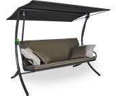 Angerer Royal Style Hollywoodschaukel eisengrau / taupe