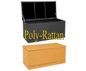 KISSENBOX AUFLAGENBOX Gartentruhe, Poly-Rattan, 118x56x54cm ~ Variantenangebot