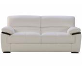 LINEA SOFA Ledersofa 3-Sitzer Trivento - Elfenbein