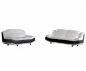 LINEA SOFA Ledergarnitur Lucera 3+2