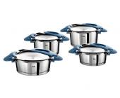 Fissler SET: Kochgeschirrset, Fissler, »Intensa«, blau (4tlg.)