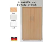 VCM Schrank 2 Omegos / Regal für Ordner, Akten, Bücher, buche, 111