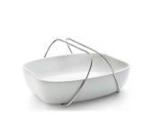 EVA SOLO Eva Solo Auflaufform mit Griff mittel 31cm, weiß, silber
