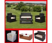 Garten-Tisch Lounge-Tisch Turin, Poly-Rattan ~ Variantenangebot