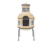 Buschbeck Mexiko-Grill-Kamin Circle - Ton - Gelb/Braun