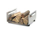 Blomus Holzablage Chimo - eckig - Edelstahl