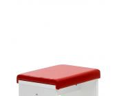 Home Design Klemmkissen Pia (2er-Set) - Für Sitzbänke - Kunstleder Bordeaux (Bezug: Kunstleder bordeaux)