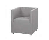 Fredriks Sessel Carmen - Webstoff Grau