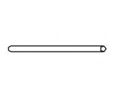 Rauch Kleiderstange Quadra - für Schrankbreite 66cm