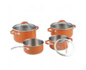 twentyfour Kochtopf-Set Acadia Edelstahl (7-teilig)