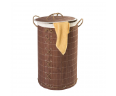 Wenko Wäschetruhe Bamboo - Dunkelbraun
