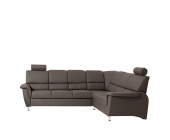 Brandolf Eck-Schlafsofa San Marino - Kunstleder - Braun