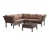 Sungörl Cube Lounge stapelb. taupe Geflecht inkl.