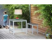 Jan Kurtz Quadrat Gartentisch 80x80cm Alu/HPL