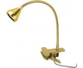 Busch Leuchten Klemmleuchte Mini LED - Gold matt