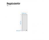 Arte M Tür Carry - 2 Fächer - Regal-Zubehör (Esche dunkel)