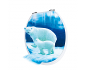 Wenko 3D WC-Sitz Eisbär