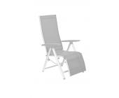 Kettler Cirrus Relaxsessel weiss/weissgrau 0100316-5400