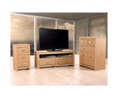 Set Wohnwand Schrankwand TV-Rack + 2x Kommode ~ Variantenangebot