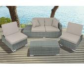 GARDEN PLEASURE Lounge-Set »Alcudia« (10-tlg.), dunkelgrau