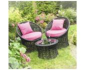 Garden Place Gartenmöbelset Rattan, inkl. Kissen