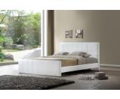 Interama Weißes Bettgestell M41 Lederbetten 140x200 Bio