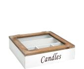 BUTLERS CAMPAGNE Aufbewahrungsbox "Candles" mit 5 Fächern