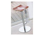 Mayer Barhocker | Tresenhocker WAVE Leder / Chrom